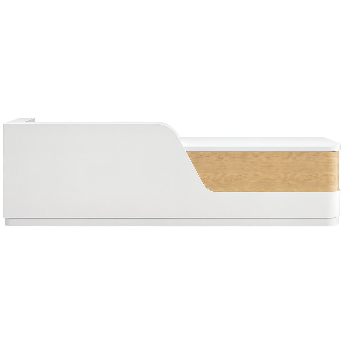 Contemporary Right-Angle Reception Desk for Professional Spaces