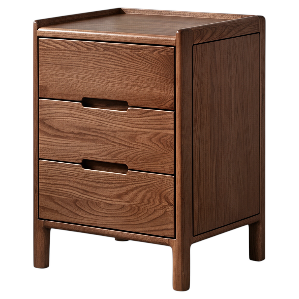 Minimalist Timber Bedside Table Series with Drawers for Everyday Bedroom Storage