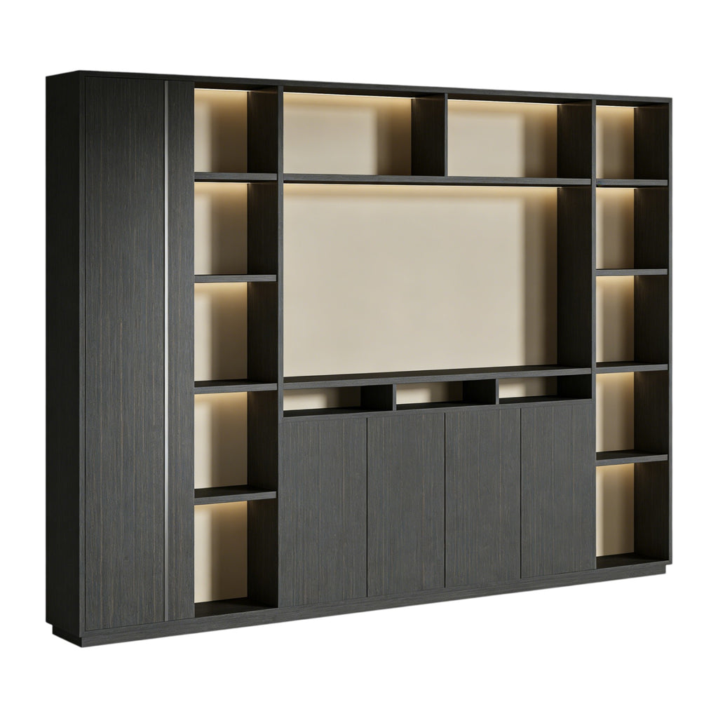 Executive Office Display and Storage Wall Unit