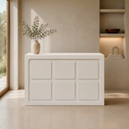 Modern Panel Reception Desk with Storage
