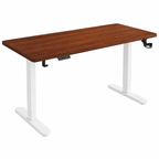 Height Adjustable Study Desk With LED Backlight and Cable Management