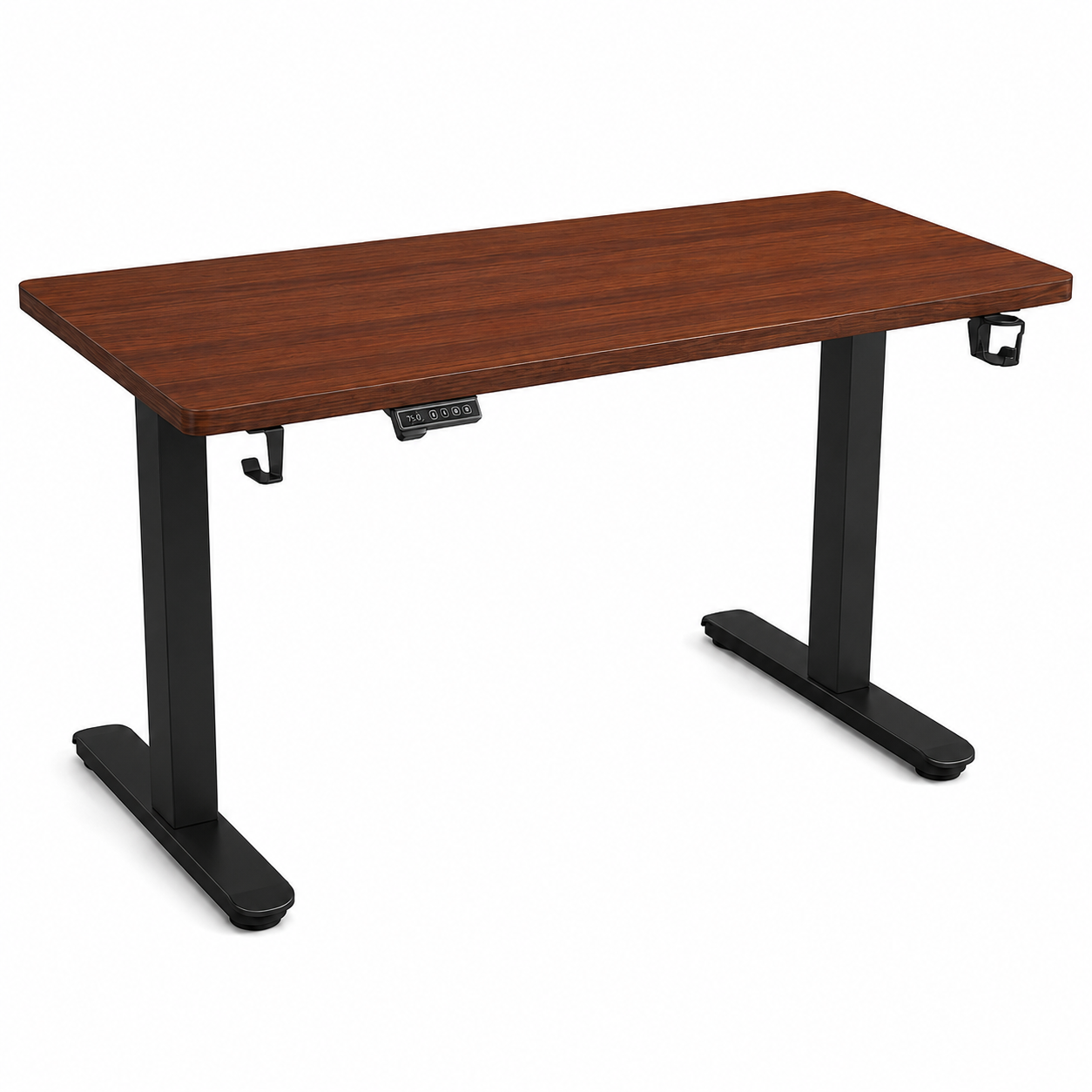 Height Adjustable Study Desk With LED Backlight and Cable Management