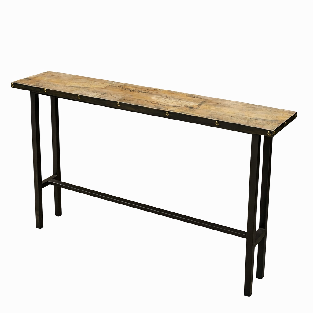 Hospitality Bar-Height Table with Padded Stools