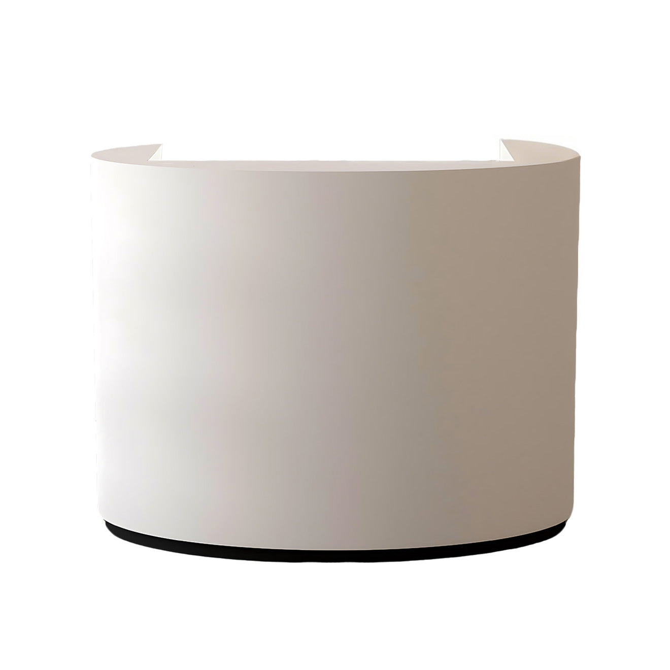 Curved Modern Reception Desk for Smaller Areas