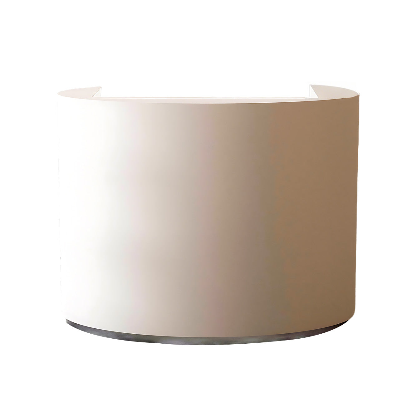 Curved Modern Reception Desk for Smaller Areas