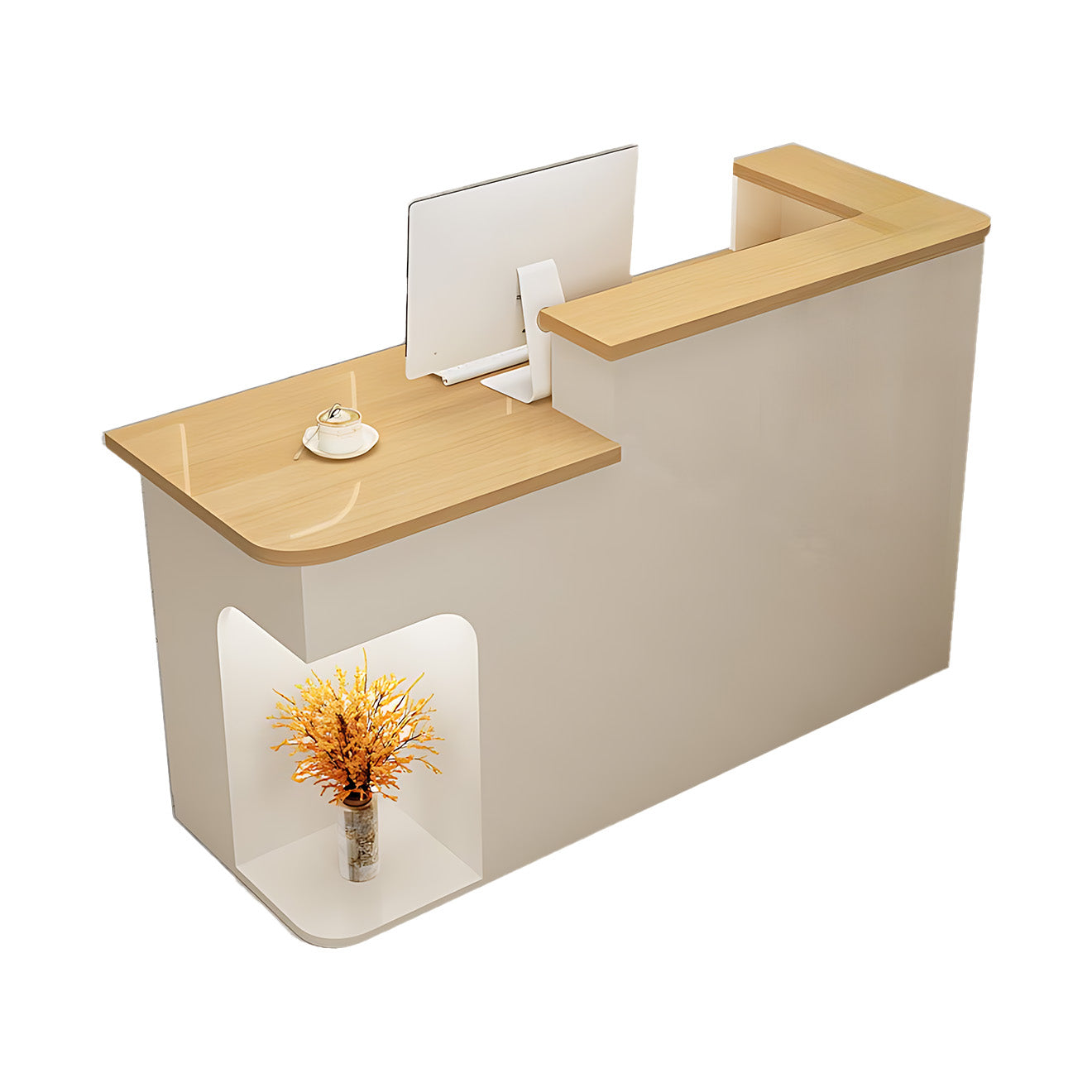 Modern Office Reception Desk for Small Spaces