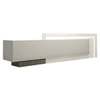 Sleek Modern Reception Desk with Ambient Lighting for Professional Workspaces