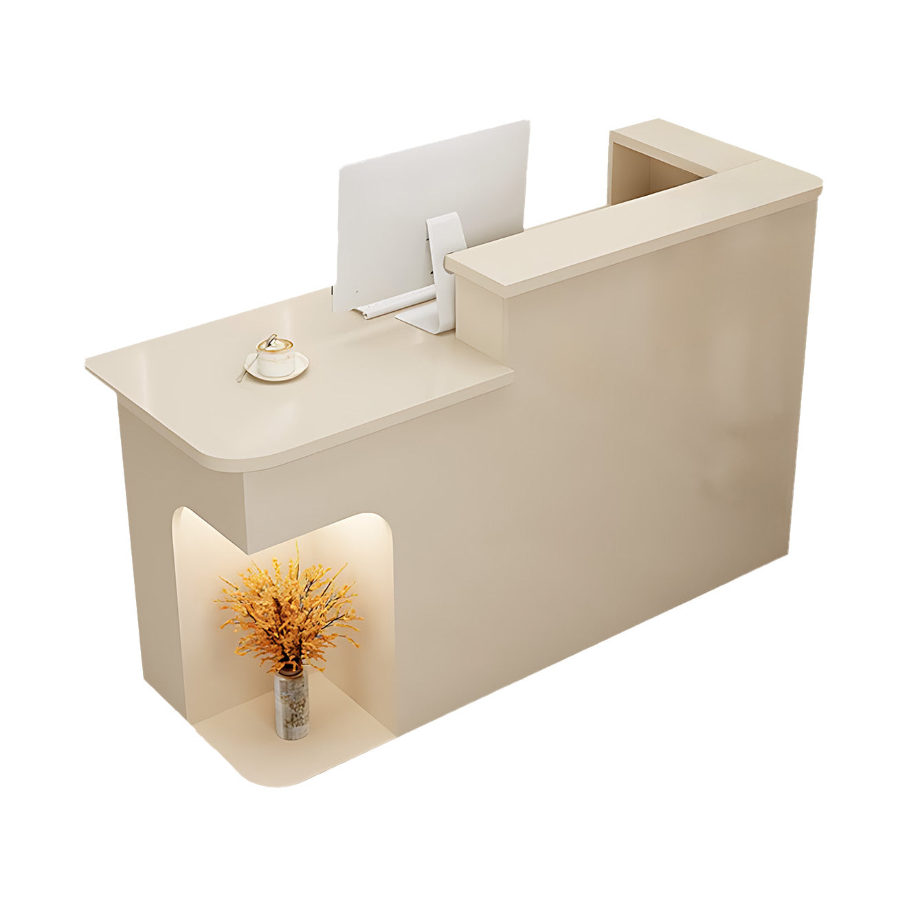 Modern Office Reception Desk for Small Spaces