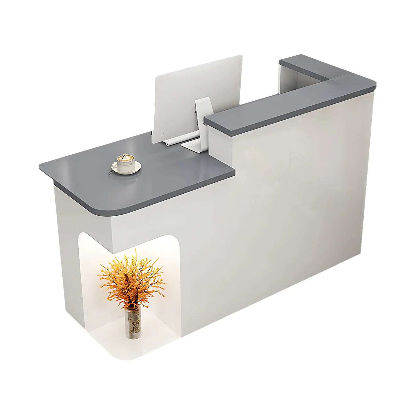 Modern Office Reception Desk for Small Spaces