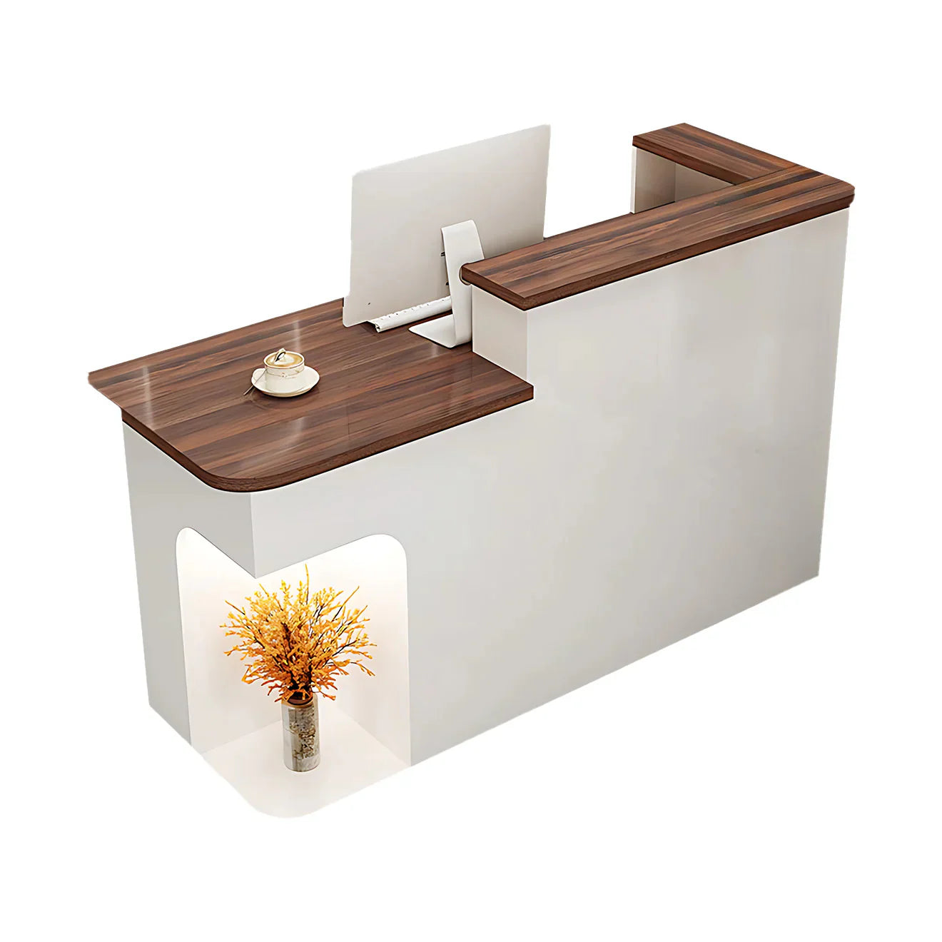 Modern Office Reception Desk for Small Spaces