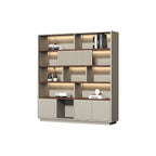 Modern Open-Shelved Executive Storage Cabinet