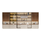 Modern Open-Shelved Executive Storage Cabinet