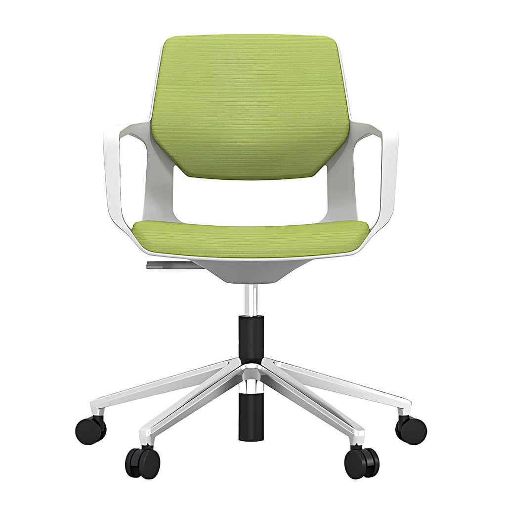 Adjustable Swivel Office Chair with Medium Backrest