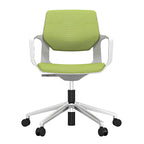 Adjustable Swivel Office Chair with Medium Backrest