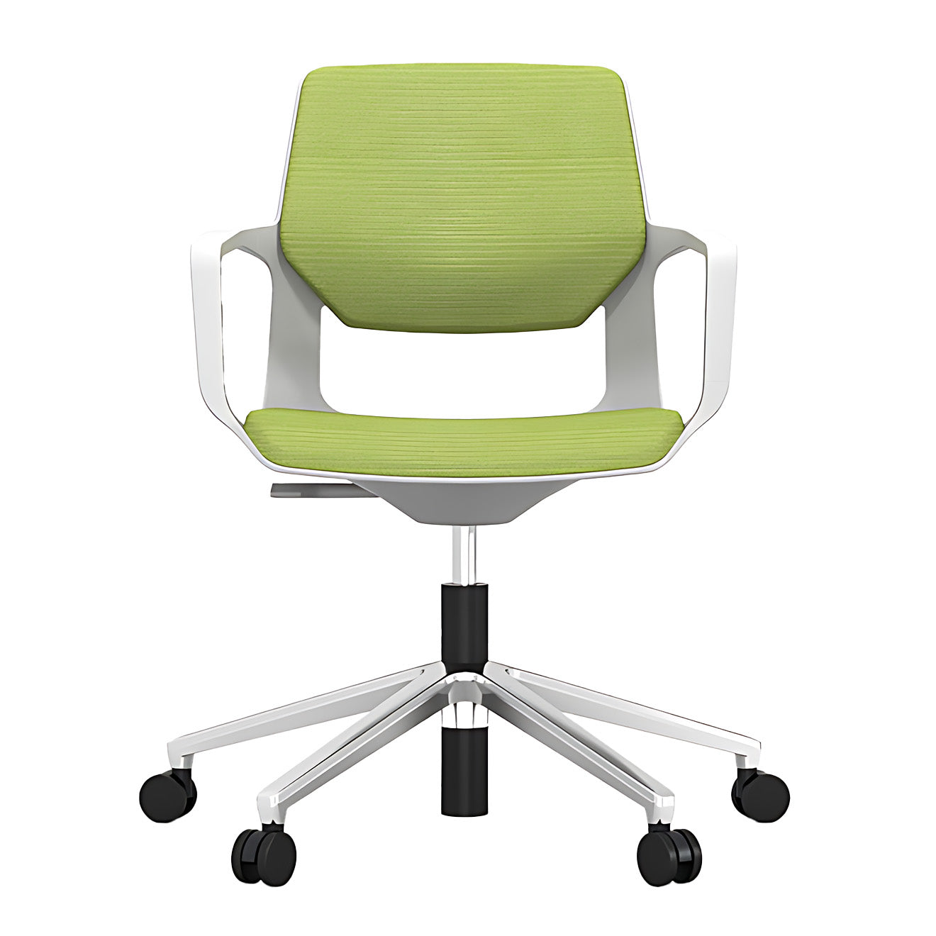 Adjustable Swivel Office Chair with Medium Backrest