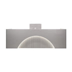 Modern Reception Desk with Keyboard Tray and Lockable Storage Drawer