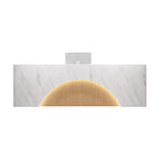 Modern Reception Desk with Keyboard Tray and Lockable Storage Drawer