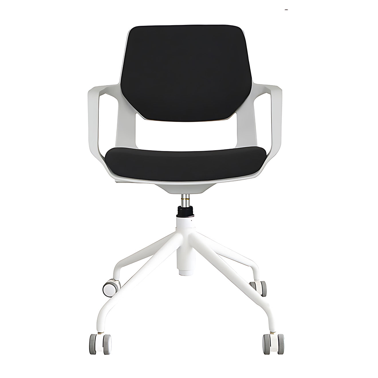 Adjustable Swivel Office Chair with Medium Backrest