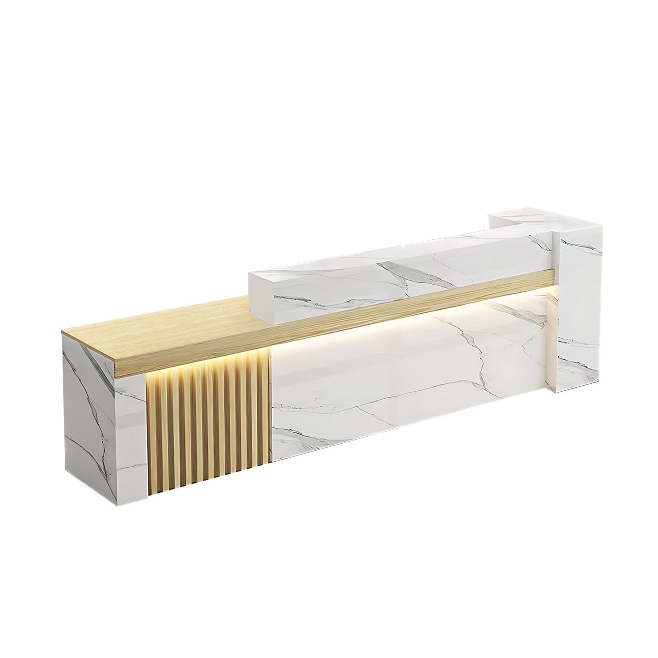 Modern Elegant Reception Desk for Offices and Service Areas