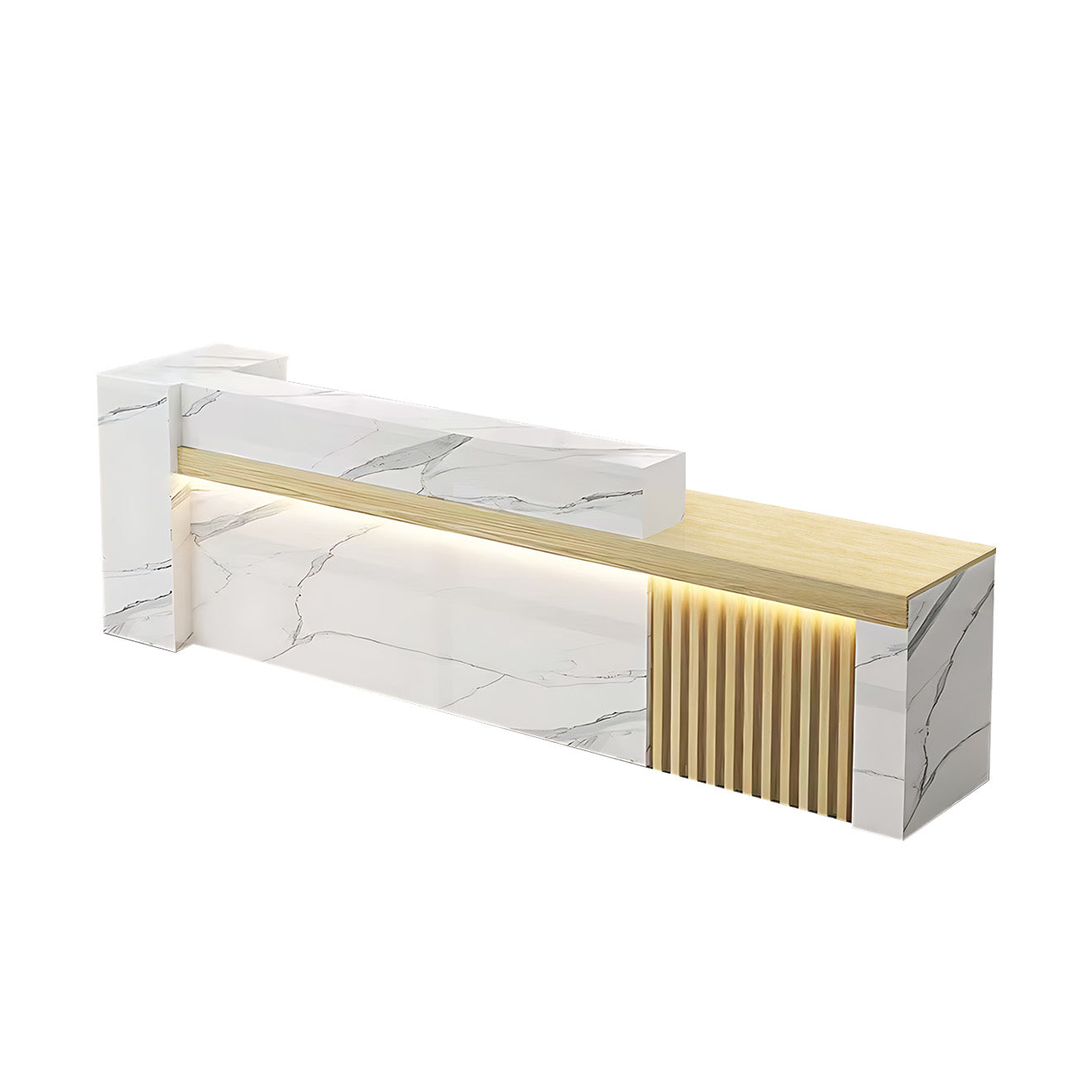 Modern Elegant Reception Desk for Offices and Service Areas