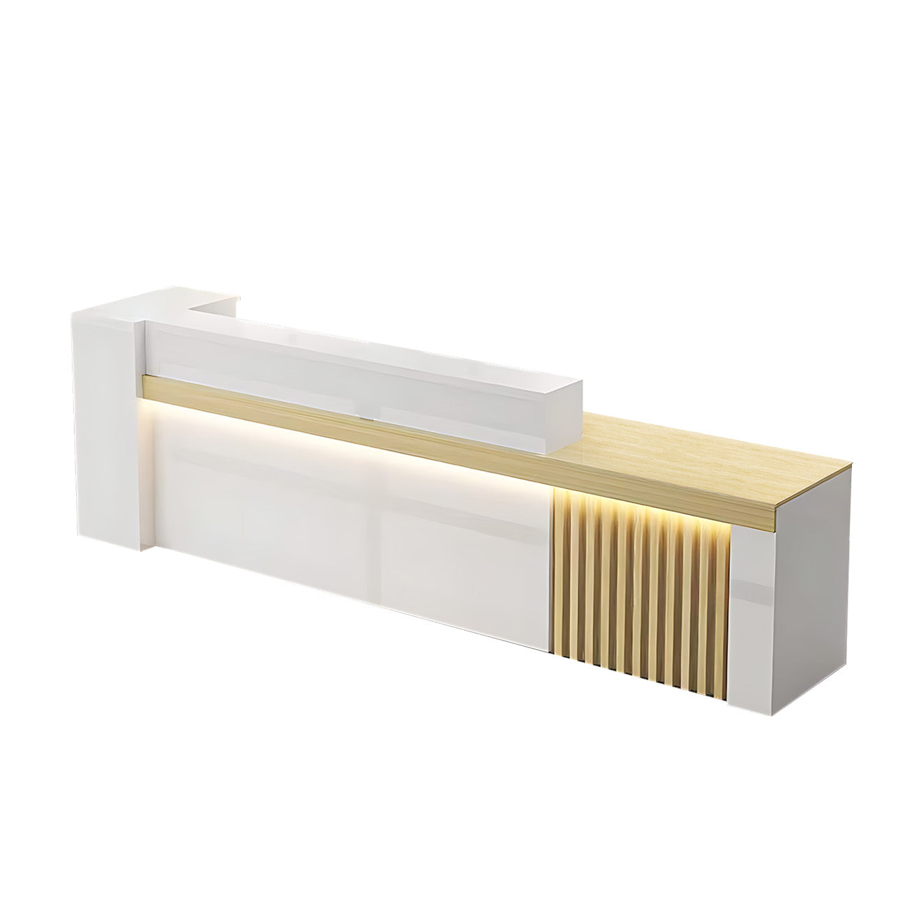 Modern Elegant Reception Desk for Offices and Service Areas