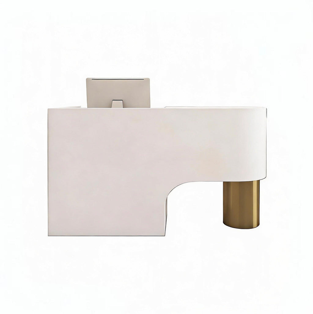 Cantilever Reception Desk in Modern Style