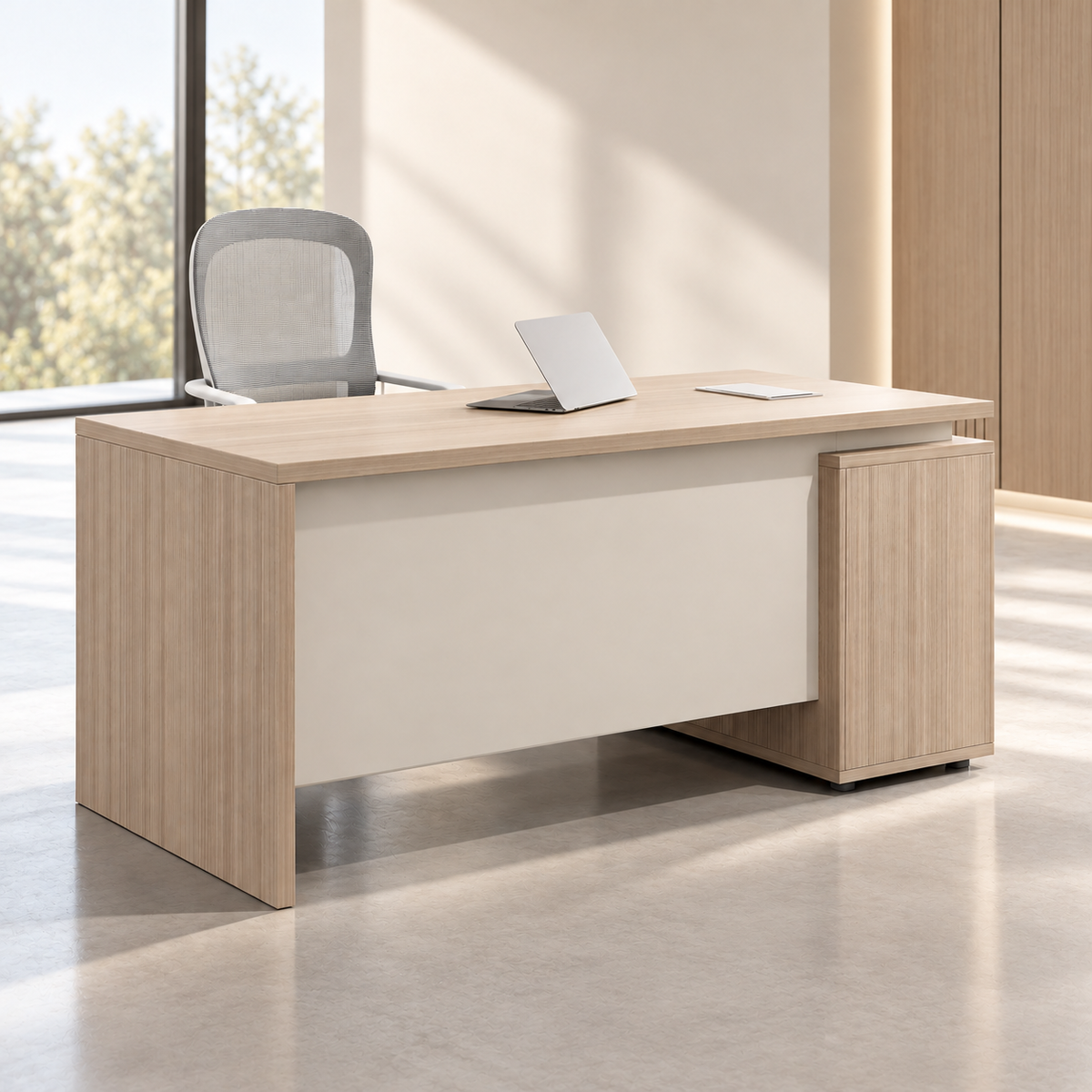 Contemporary Executive Desk for Corporate Offices