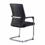 Black mesh back office chair featuring breathable design and modern frame structure