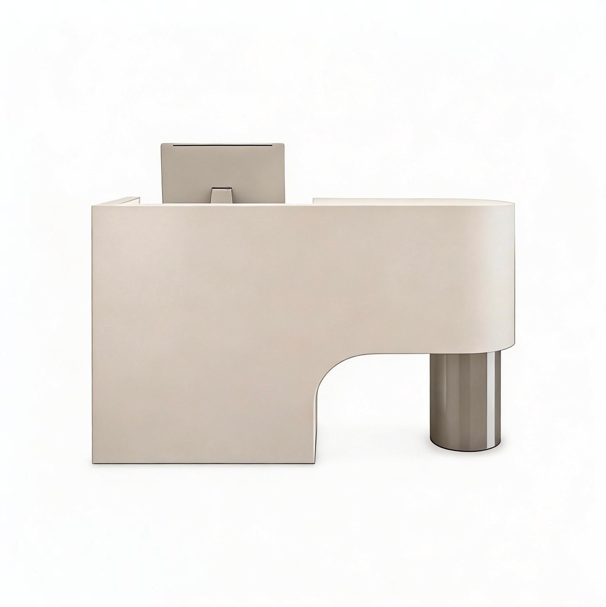 Cantilever Reception Desk in Modern Style