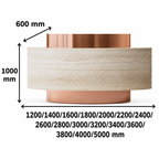 Curved Reception Counter with Custom Branding and Integrated Storage