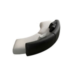 Modern Curved Leather Lounge Set Modular Sofa for Office Receptions Lobbies and Salons