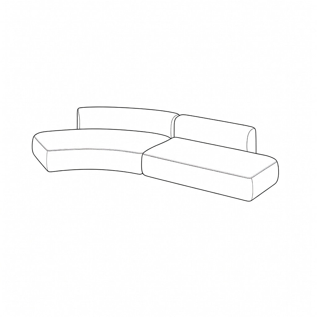 Modern Curved Leather Lounge Set Modular Sofa for Office Receptions Lobbies and Salons