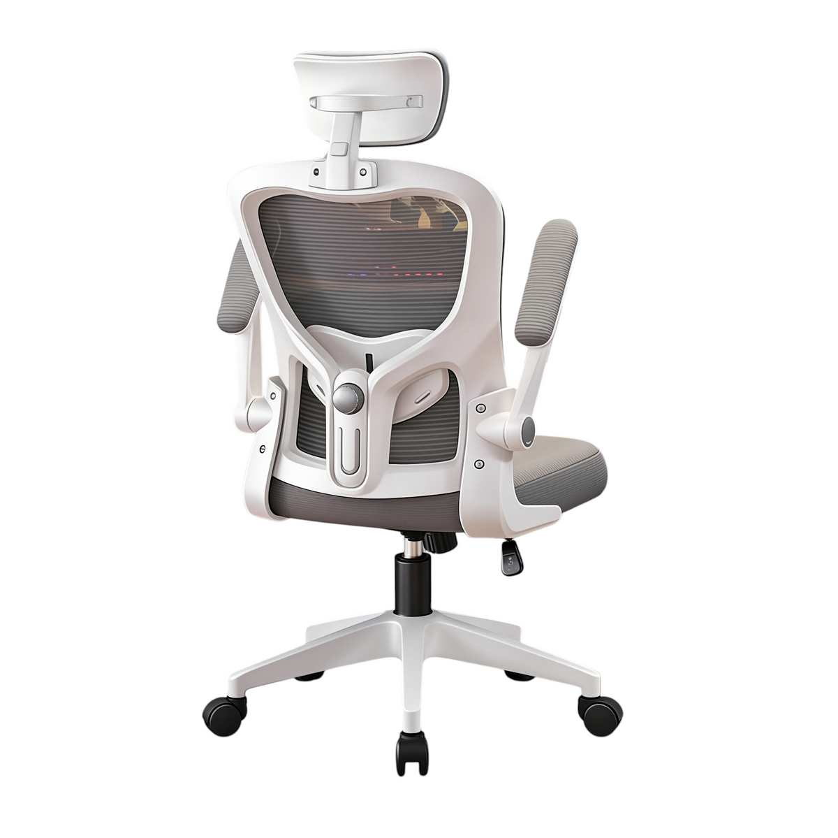 Light grey mesh office chair for executive and home office use