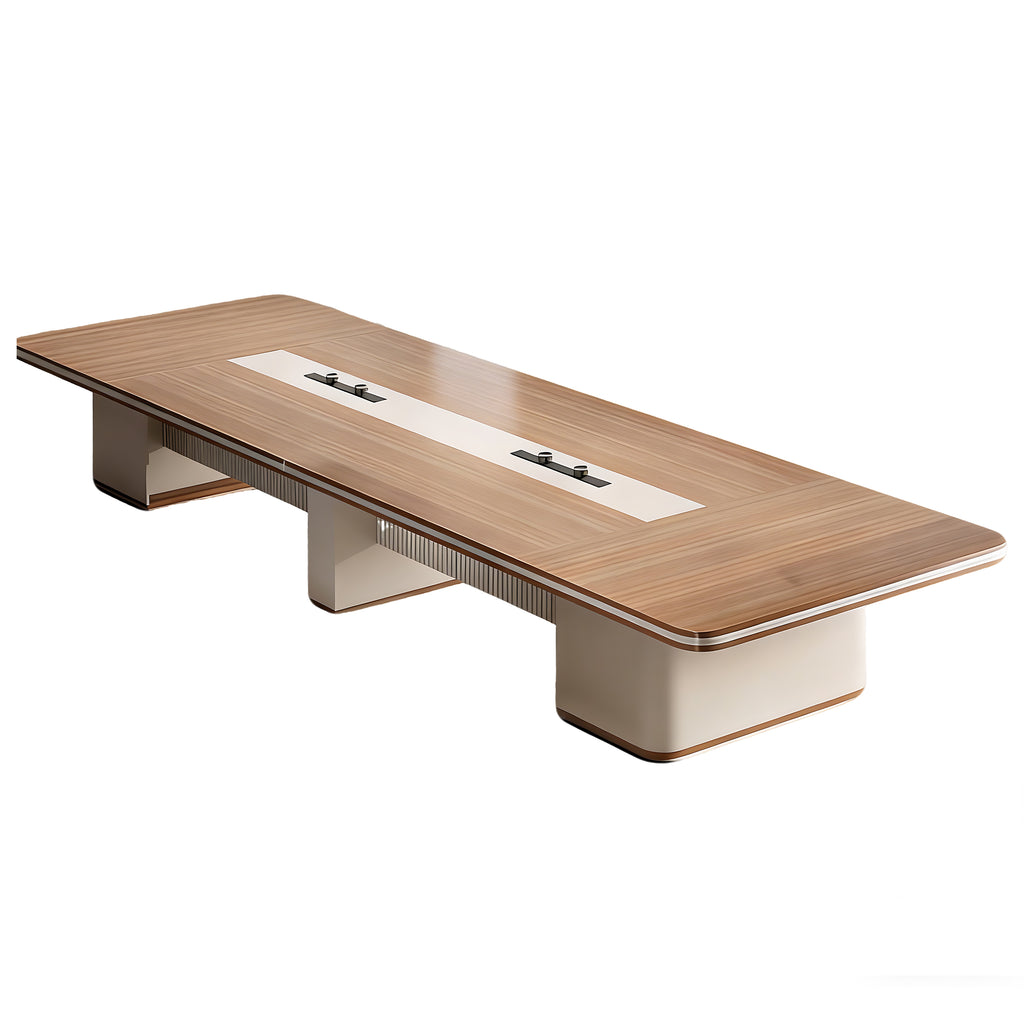 Walnut executive meeting table designed for modern commercial office spaces